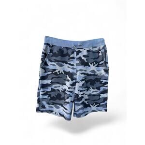 Dickies Gray Blue Camo Fleece Shorts XL